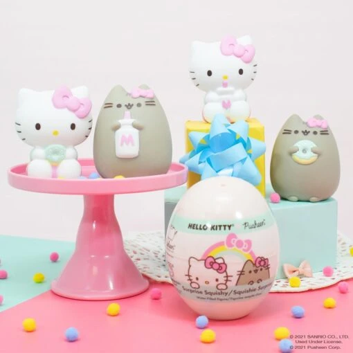 Hello Kitty X Pusheen Squishy Capsule - Image 4