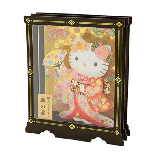 SANRIO Hello Kitty Kimono And Fan Pop-Up Card