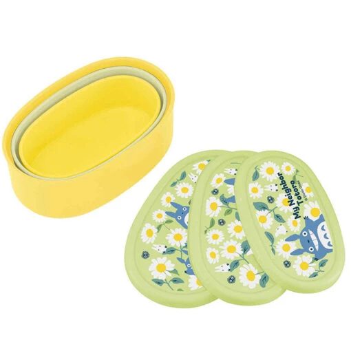 Totoro Daisies 3-Piece Stackable Food Container - Image 2
