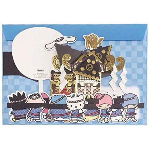 SANRIO Hello Kitty & Friends Shrine Large Pop-Up Card - Image 2