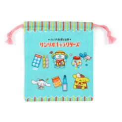 Sanrio Dagashi Honpo Drawstring Bag Set -Sweet Stationery Store 4550337285145 7b48356c9e5cc7ea1ae7ecce0d45fc6c 35314