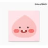 Apeach Little Friends Square Memo Pad -Sweet Stationery Store 8809534498138 1