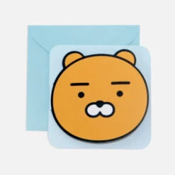 Kakao Friends Face Cutout Greeting Card -Sweet Stationery Store 8809645631097 01