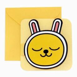 Kakao Friends Face Cutout Greeting Card -Sweet Stationery Store 8809645631110 01