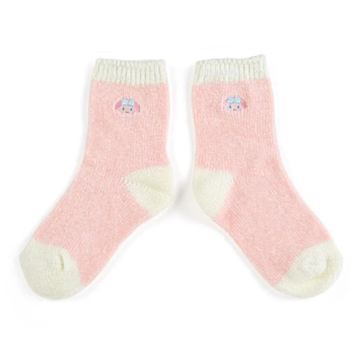 Sanrio Characters Embroidered Chenille Adult Socks - Image 3