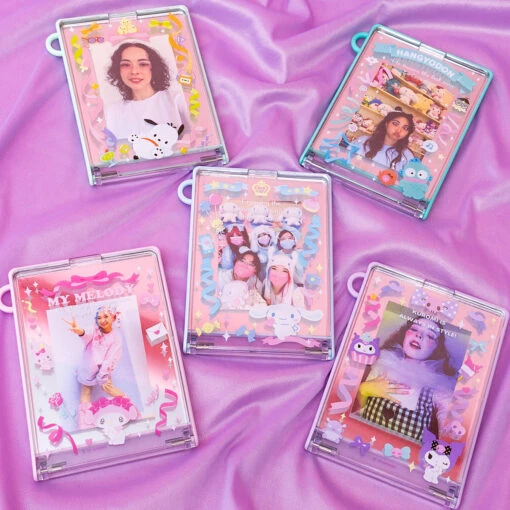 Sanrio Photo Card Kawaii Deco Compact Mirror - Image 2