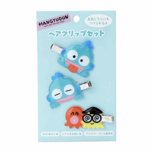 SANRIO Hangyodon Chill Day Hair Clip Set