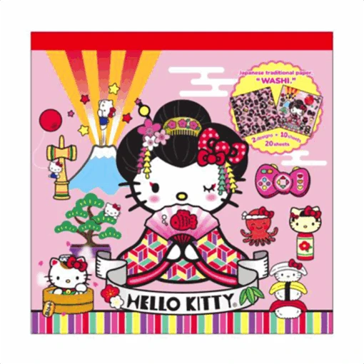 SANRIO Hello Kitty Japan Pop Origami Paper Set