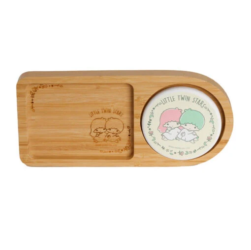 Sanrio Characters Bamboo Tray With Coaster - Image 6