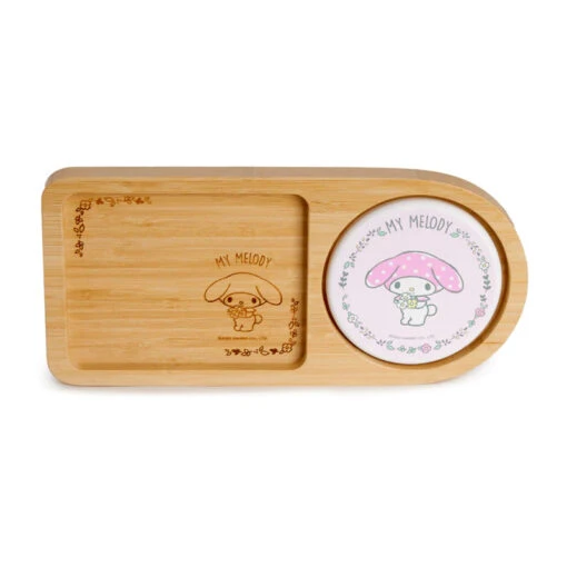 Sanrio Characters Bamboo Tray With Coaster - Image 7