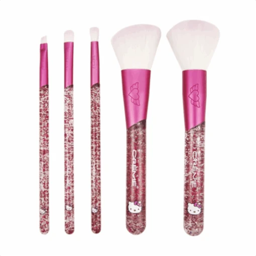 The Crème Shop X Hello Kitty Luv Wave Brush Collection Set Of 5 - Image 2