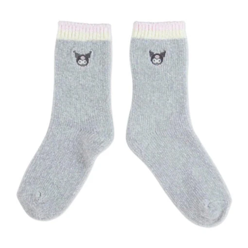 Sanrio Characters Crew Embroidered Face Socks - Image 7