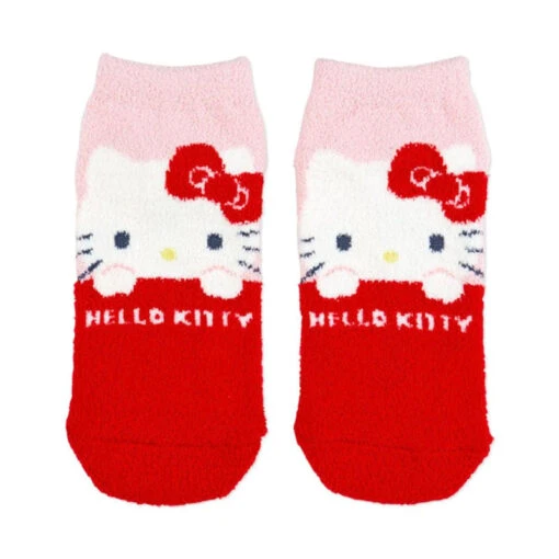 Sanrio Characters Fluffy Face Adult Socks - Image 11