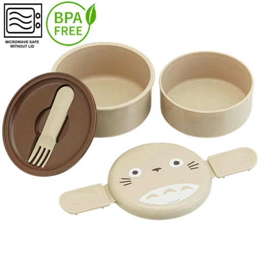 Totoro Round Stacking Bento - Image 2