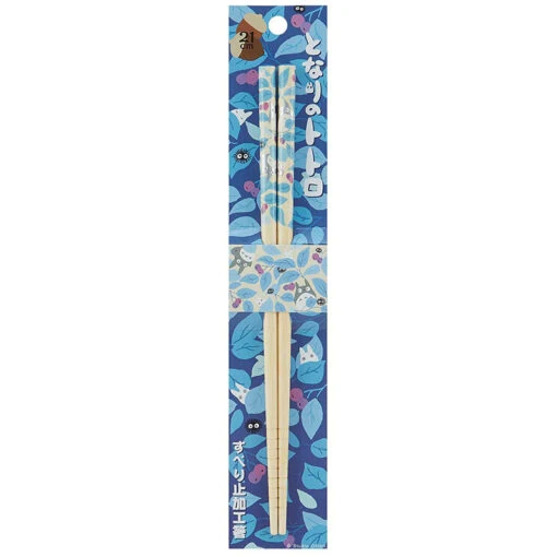 Totoro Blue Tree Nuts Bamboo Chopsticks