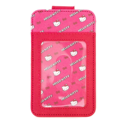 SANRIO Hello Kitty Pink Print ID And Card Case - Image 2
