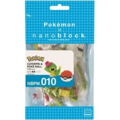 POKEMON Caterpie & Pokeball Nanoblock Kit