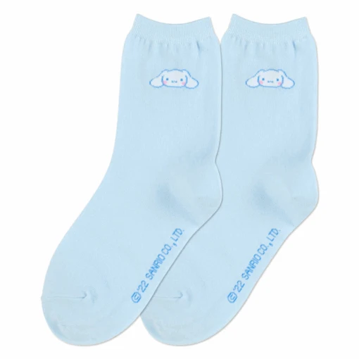 Sanrio Characters Minimal Face Crew Adult Socks - Image 4