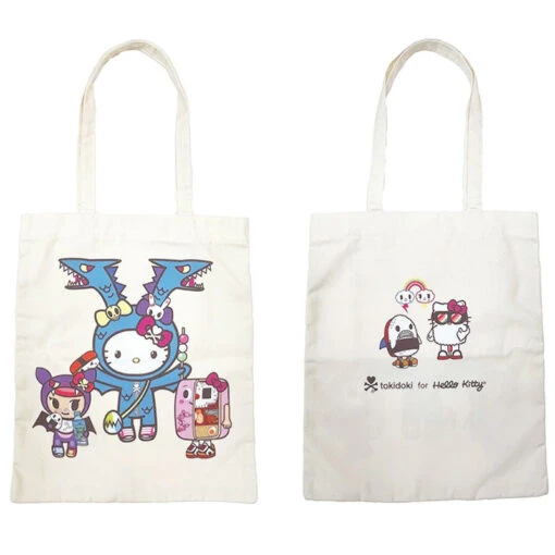SANRIO Tokidoki For Hello Kitty Sushi Shop Tote Bag - Image 3
