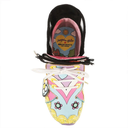 IRREGULAR CHOICE A World Of Happiness High Top Trainers - Image 3
