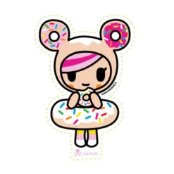 Tokidoki Vinyl Stickers Series 2 -Sweet Stationery Store donutella 8797b2c9 d127 47e0 ad3b a00e290f14ea