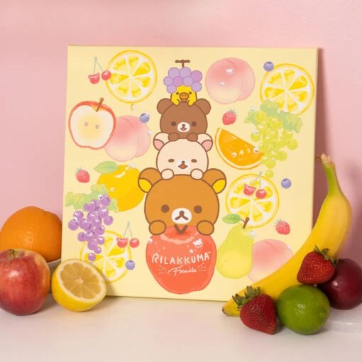 Rilakkuma Fruits Canvas Art Print - Image 2