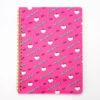 SANRIO Hello Kitty Pink Print Spiral Notebook -Sweet Stationery Store hellokittynotebook