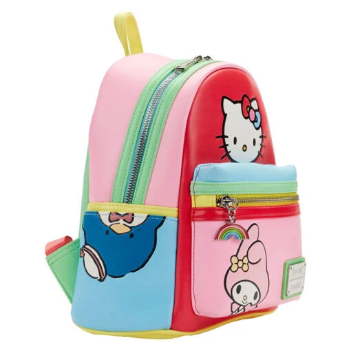 LOUNGEFLY Hello Kitty And Friends Color Block Mini Backpack - Image 2