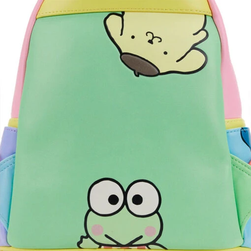 LOUNGEFLY Hello Kitty And Friends Color Block Mini Backpack - Image 6