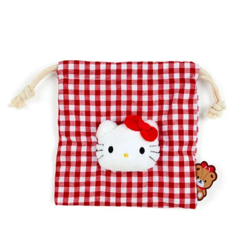 Sanrio Characters Plaid Drawstring Pouch - Image 2