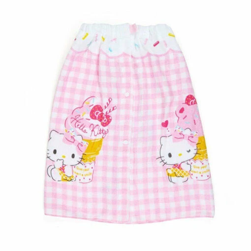 Sanrio Kids Gingham 60cm Wrap Towel - Image 3