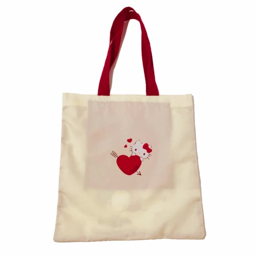 Sanrio Characters Heart Pattern Tote Bag - Image 3