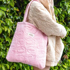 Korilakkuma JapanLA Quilted Tote Bag -Sweet Stationery Store korilakkumatote2
