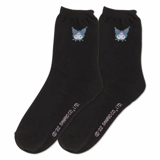 Sanrio Characters Minimal Face Crew Adult Socks - Image 5