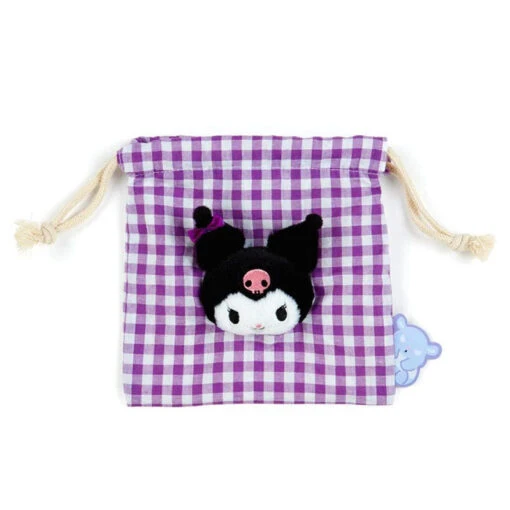 Sanrio Characters Plaid Drawstring Pouch - Image 4