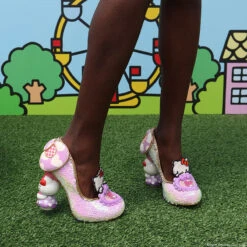 IRREGULAR CHOICE Star Of The Show Sequin Heels -Sweet Stationery Store l1IC