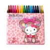 SANRIO Hello Kitty Lovely Bear Twist-Up Crayon Set -Sweet Stationery Store lovelybearcrayons