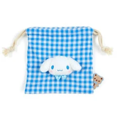 Sanrio Characters Plaid Drawstring Pouch -Sweet Stationery Store mascot 473c8b7f 6cf0 4aaa 9dd8 f0a20e2aec1a