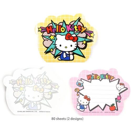 SANRIO Hello Kitty Pink Pop Diecut Memo Pad - Image 4