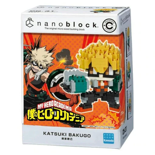 My Hero Academia Katsuki Bakugo Nanoblock Charanano Series Kit