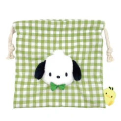 Sanrio Characters Plaid Drawstring Pouch -Sweet Stationery Store pochacco f0208c61 3cf4 4540 9e3d c3f5dc82e8f2