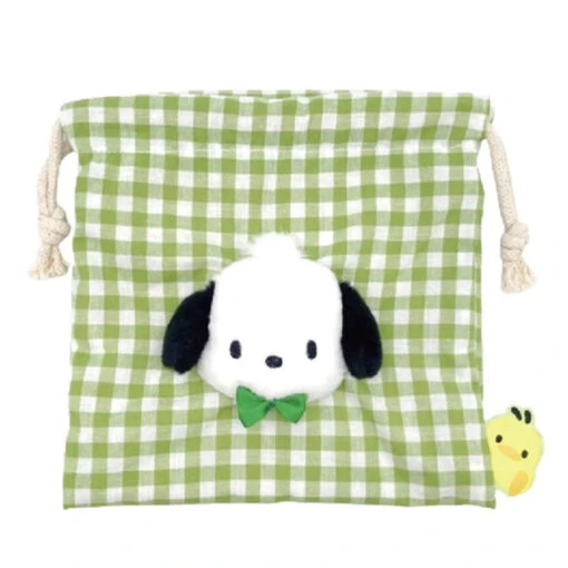 Sanrio Characters Plaid Drawstring Pouch - Image 7