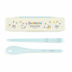 Sanrio Characters Chopsticks And Spoon Set -Sweet Stationery Store pochaccochop