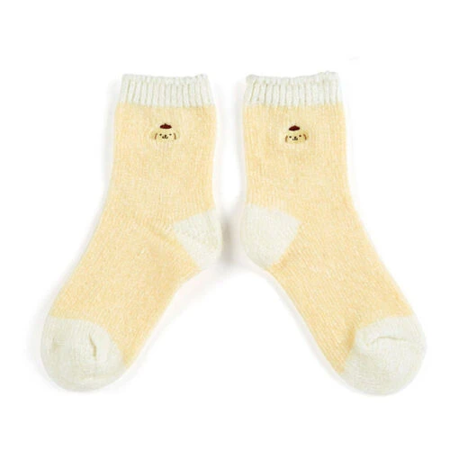 Sanrio Characters Embroidered Chenille Adult Socks - Image 5