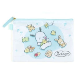 SANRIO Pochacco Spring 3 Piece Flat Pouch Set -Sweet Stationery Store pouchset4pochacco
