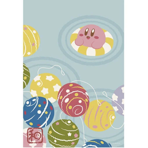 Kirby And Water Balloons Art Crystal Puzzle - Image 2