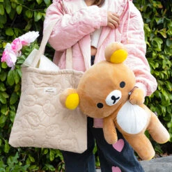 Rilakkuma JapanLA Quilted Tote Bag -Sweet Stationery Store rilakkumatote1