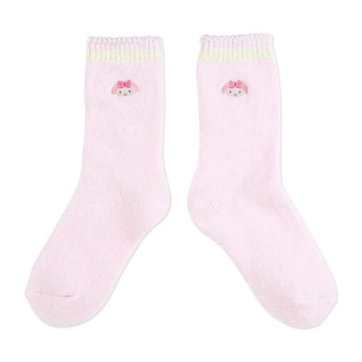 Sanrio Characters Crew Embroidered Face Socks - Image 6
