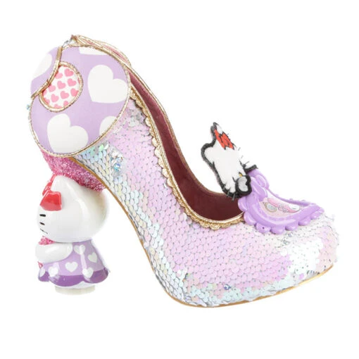 IRREGULAR CHOICE Star Of The Show Sequin Heels - Image 2