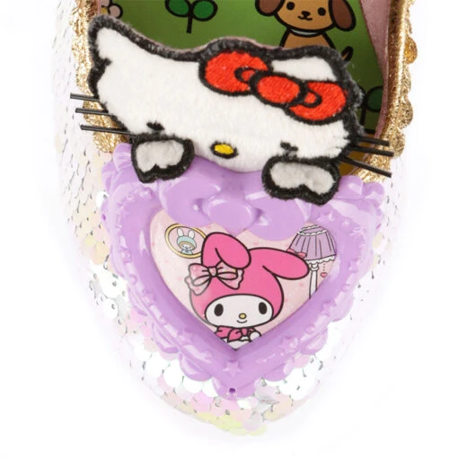 IRREGULAR CHOICE Star Of The Show Sequin Heels - Image 8